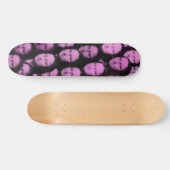 Multi-Mona in Roze - 70-er jaren stijl Persoonlijk Skateboard (Horizontaal)