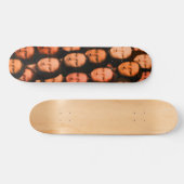 Multi-Mona in Sinaasappel - jaren '70Stijl Persoonlijk Skateboard (Horizontaal)