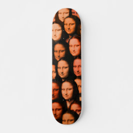 Multi-Mona in Sinaasappel - jaren '70Stijl Persoonlijk Skateboard