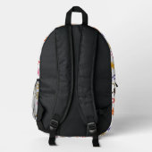 Multi-Monkey Business Backpack Bag Bedrukte Rugzak (Achterkant)