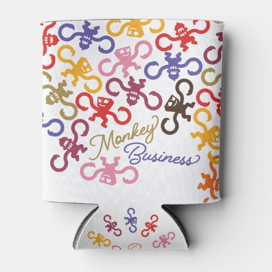 Multi-Monkey Business Koozie (Voorkant)