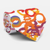 Multi-Monkey Business Tie Stropdas (Opgerold)