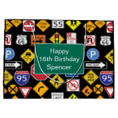 Multi-Occasion voor speciale straatgebarentaal Groot Cadeauzakje (Achterkant)