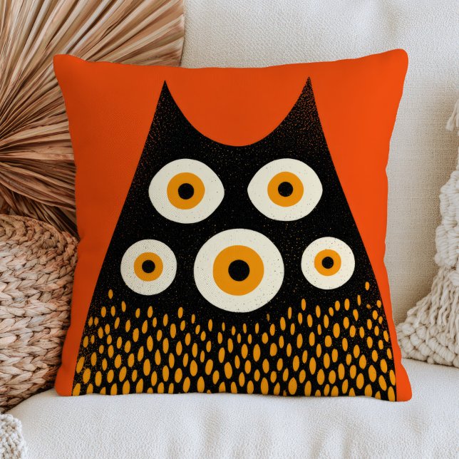 Multi-Oog Monster Schattig Eng Halloween Kussen (Creator heeft geüpload)