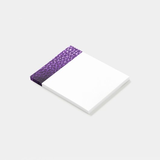 Multi Paarse Faux leder Post-it® notes (Schuin)