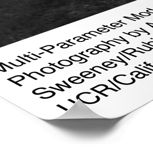 Multi-Parameter Model, Hastings, door Ansel Adams Poster (Hoek)