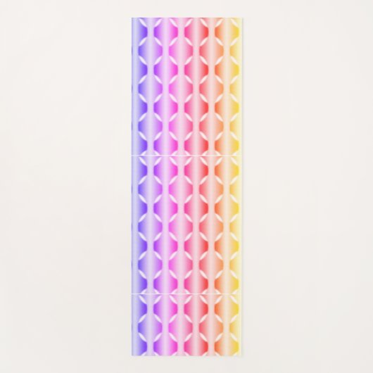 Multi Pastels Yoga Mat (Voorkant)