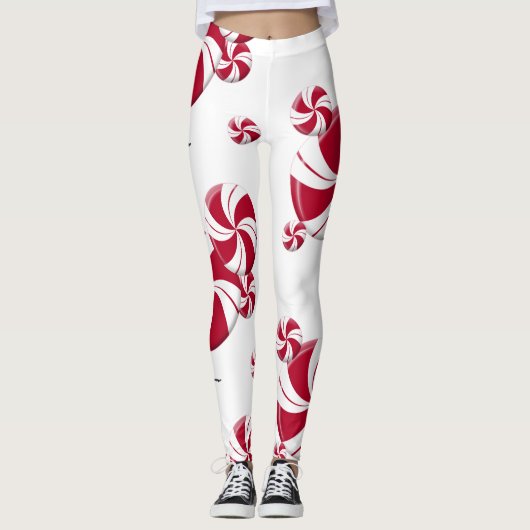 Multi pepermunt leggings (Voorkant)