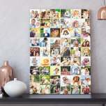 Multi Photo 54 Afbeelding Grid Collage Beige Canvas Afdruk<br><div class="desc">Creëer uw eigen galerijcanvas met meer dan 54 van uw favoriete foto's. Het fotomalplaatje is klaar voor u om uw afbeeldingen te uploaden, die in vierkant/instagram formaat in een eenvoudige de fotocollage van de netstijl worden getoond. De achtergrondkleur is neutraal beige en als u dit wilt wijzigen om uw thuisdecor...</div>