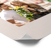 Multi Photo 54 Afbeelding Grid Collage Beige Poste Poster (Hoek)