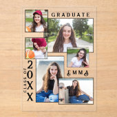 Multi Photo Acrylic 2025 Afstuderen Aankondiging (Voorkant)
