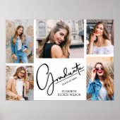 Multi Photo Afstuderen Keepsake Poster (Voorkant)