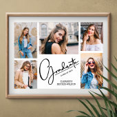 Multi Photo Afstuderen Keepsake Poster