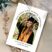 Multi Photo Arch-Afstuderen Aankondiging