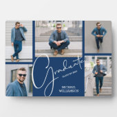 Multi Photo Blue Afstuderen Keepomwille Fotoplaat (voorkant)