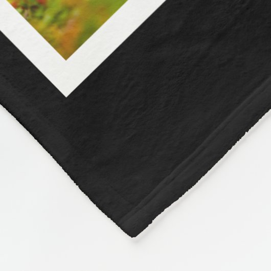 Multi Photo Collage 7 Afbeeldingen Black Modern Fleece Deken (Hoek)
