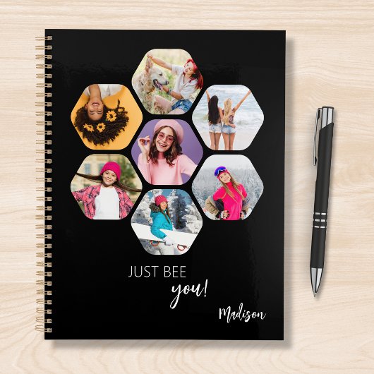 Multi Photo Collage BEE U Persoonlijke naam Planner