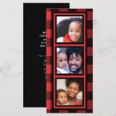 Multi-Photo Collage Buffalo met kerstmis (Voorkant / Achterkant)