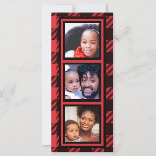 Multi-Photo Collage Buffalo met kerstmis (Voorkant)