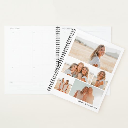 Multi Photo Collage Creëer uw eigen gepersonalisee Planner (Display)