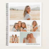 Multi Photo Collage Creëer uw eigen gepersonalisee Planner (Voorkant)