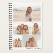 Multi Photo Collage Creëer uw eigen gepersonalisee Planner (Voorkant)
