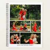 Multi Photo Collage Creëer voor uw eigen gezin Planner (Voorkant)