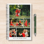 Multi Photo Collage Creëer voor uw eigen gezin Planner<br><div class="desc">Multi Photo Collage Creëer Your Own Personalized Family Planner bevat een fotocollage van vijf van je favoriete foto's en gepersonaliseerd met jouw naam of aangepaste tekst in de hedendaagse typografie. Perfect gepersonaliseerde cadeaus familie en vrienden voor verjaardagen, Kerstmis, Moederdag, Vaderdag, Grootouders, broer, zus, beste vriend en meer. Ontworpen door ©2025...</div>