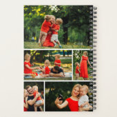 Multi Photo Collage Creëer voor uw eigen gezin Planner (Achterkant)