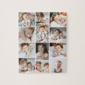 Multi Photo Collage Custom 110 Stuk Legpuzzel (Verticaal)
