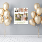 Multi Photo Collage Moderne Afstuderen Script Poster