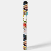 Multi Photo Collage Simple Moderne Hexagon Pattern Case-Mate iPhone Case (Achterkant / Rechts)