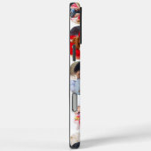 Multi Photo Collage Simple Moderne Hexagon Pattern Case-Mate iPhone Case (Achterkant / Rechts)