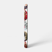 Multi Photo Collage Simple Moderne Hexagon Pattern Samsung Galaxy Hoesje (Linkerkant)