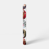 Multi Photo Collage Simple Moderne Hexagon Pattern Samsung Galaxy Hoesje (Linkerkant)