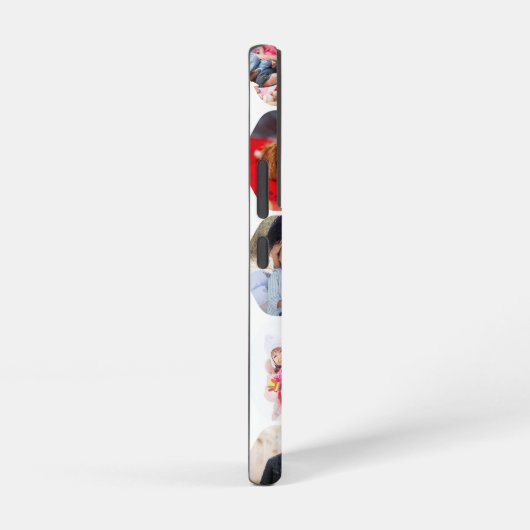 Multi Photo Collage Simple Moderne Hexagon Pattern Samsung Galaxy Hoesje (Rechterkant)