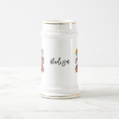 Multi Photo Collage Simple Moderne Personalized Bierpul (Center)