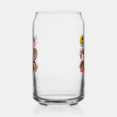 Multi Photo Collage Simple Moderne Personalized Blikvorm Glas (Links)