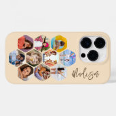 Multi Photo Collage Simple Moderne Personalized Case-Mate iPhone Case (Achterkant (horizontaal))