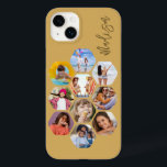 Multi Photo Collage Simple Moderne Personalized Case-Mate iPhone 14 Plus Hoesje<br><div class="desc">Multifoto Collage Simple Modern Persoonlijke Naam Hexagon Patroon Smartphone iPhone Case bevat een fotocollage van uw favoriete foto's in een hexagonvorm. Gepersonaliseerd voor jouw naam. Perfect voor verjaardag, Kerstmis, Moederdag, Vaderdag, grootouders, broer, zus, beste vriend en nog veel meer. FOTO TIP: centreer uw foto's voordat u ze uploadt naar Zazzle....</div>