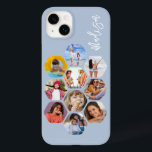 Multi Photo Collage Simple Moderne Personalized Case-Mate iPhone 14 Plus Hoesje<br><div class="desc">Multifoto Collage Simple Modern Persoonlijke Naam Hexagon Patroon Smartphone iPhone Case bevat een fotocollage van uw favoriete foto's in een hexagonvorm. Gepersonaliseerd voor jouw naam. Perfect voor verjaardag, Kerstmis, Moederdag, Vaderdag, grootouders, broer, zus, beste vriend en nog veel meer. FOTO TIP: centreer uw foto's voordat u ze uploadt naar Zazzle....</div>
