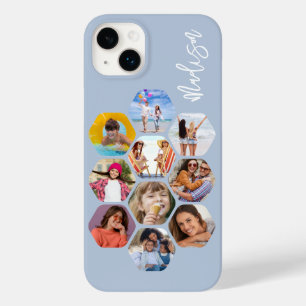 Multi Photo Collage Simple Moderne Personalized Case-Mate iPhone 14 Plus Hoesje