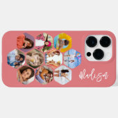 Multi Photo Collage Simple Moderne Personalized Case-Mate iPhone Case (Achterkant (horizontaal))