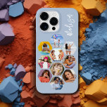 Multi Photo Collage Simple Moderne Personalized Case-Mate iPhone 14 Pro Max Hoesje<br><div class="desc">Multifoto Collage Simple Modern Persoonlijke Naam Hexagon Patroon Smartphone iPhone Case bevat een fotocollage van uw favoriete foto's in een hexagonvorm. Gepersonaliseerd voor jouw naam. Perfect voor verjaardag, Kerstmis, Moederdag, Vaderdag, grootouders, broer, zus, beste vriend en nog veel meer. FOTO TIP: centreer uw foto's voordat u ze uploadt naar Zazzle....</div>