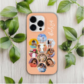 Multi Photo Collage Simple Moderne Personalized Case-Mate iPhone Case