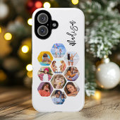Multi Photo Collage Simple Moderne Personalized Case-Mate iPhone Case