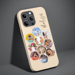 Multi Photo Collage Simple Moderne Personalized Case-Mate iPhone 14 Plus Hoesje<br><div class="desc">Multifoto Collage Simple Modern Persoonlijke Naam Hexagon Patroon Smartphone iPhone Case bevat een fotocollage van uw favoriete foto's in een hexagonvorm. Gepersonaliseerd voor jouw naam. Perfect voor verjaardag, Kerstmis, Moederdag, Vaderdag, grootouders, broer, zus, beste vriend en nog veel meer. FOTO TIP: centreer uw foto's voordat u ze uploadt naar Zazzle....</div>