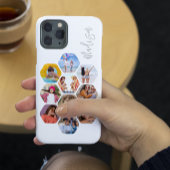 Multi Photo Collage Simple Moderne Personalized Case-Mate iPhone Case