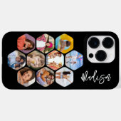 Multi Photo Collage Simple Moderne Personalized Case-Mate iPhone Case (Achterkant (horizontaal))