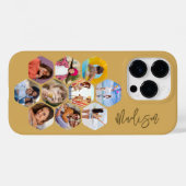 Multi Photo Collage Simple Moderne Personalized Case-Mate iPhone Case (Achterkant (horizontaal))